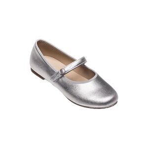 Elephantito Princess Leather Mary Jane, Silver